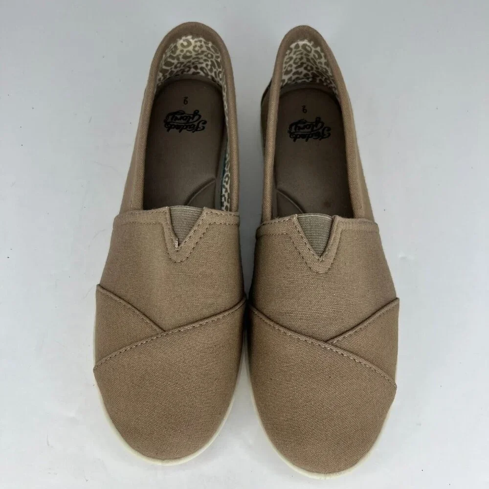 Faded Glory Womens Tan Basic Aline Casual Lightweight Flats Size 9 Slip-On Shoes - Picture 4 of 9